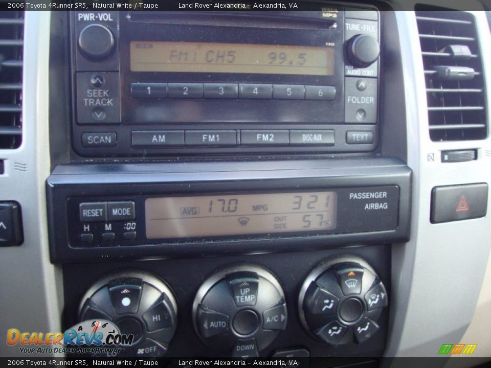 2006 Toyota 4Runner SR5 Natural White / Taupe Photo #23
