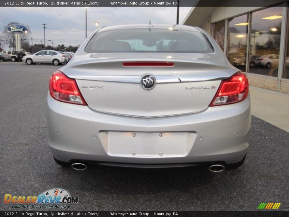 2012 Buick Regal Turbo Quicksilver Metallic / Ebony Photo #4