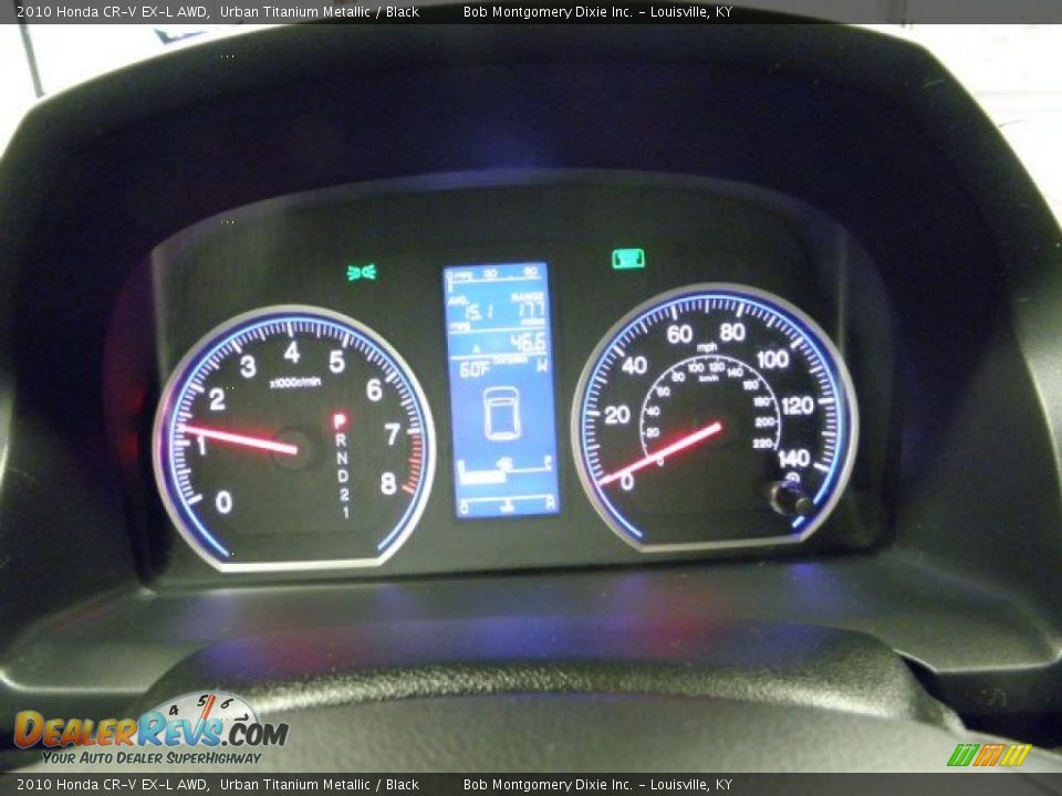 2010 Honda CR-V EX-L AWD Urban Titanium Metallic / Black Photo #20