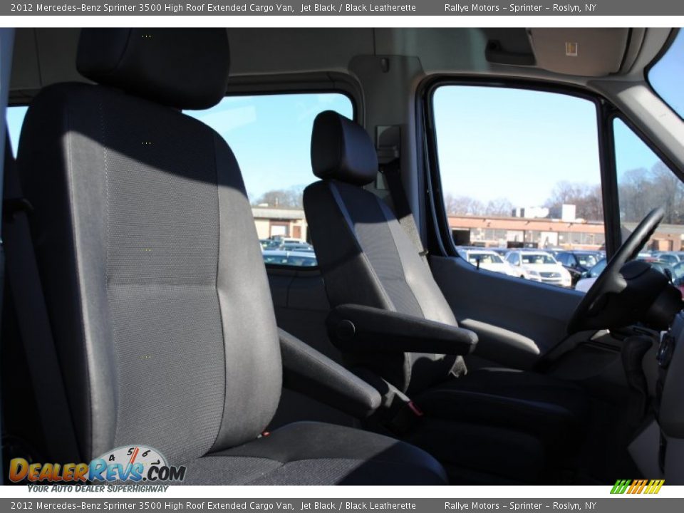 2012 Mercedes-Benz Sprinter 3500 High Roof Extended Cargo Van Jet Black / Black Leatherette Photo #6