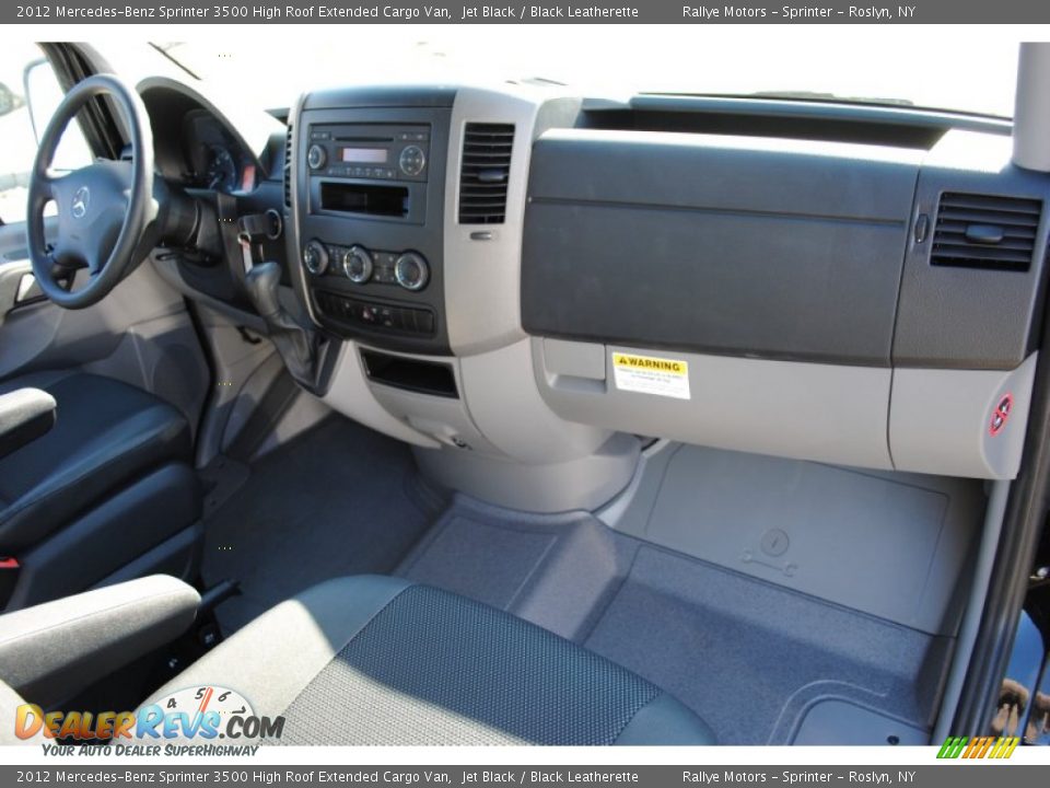 2012 Mercedes-Benz Sprinter 3500 High Roof Extended Cargo Van Jet Black / Black Leatherette Photo #7