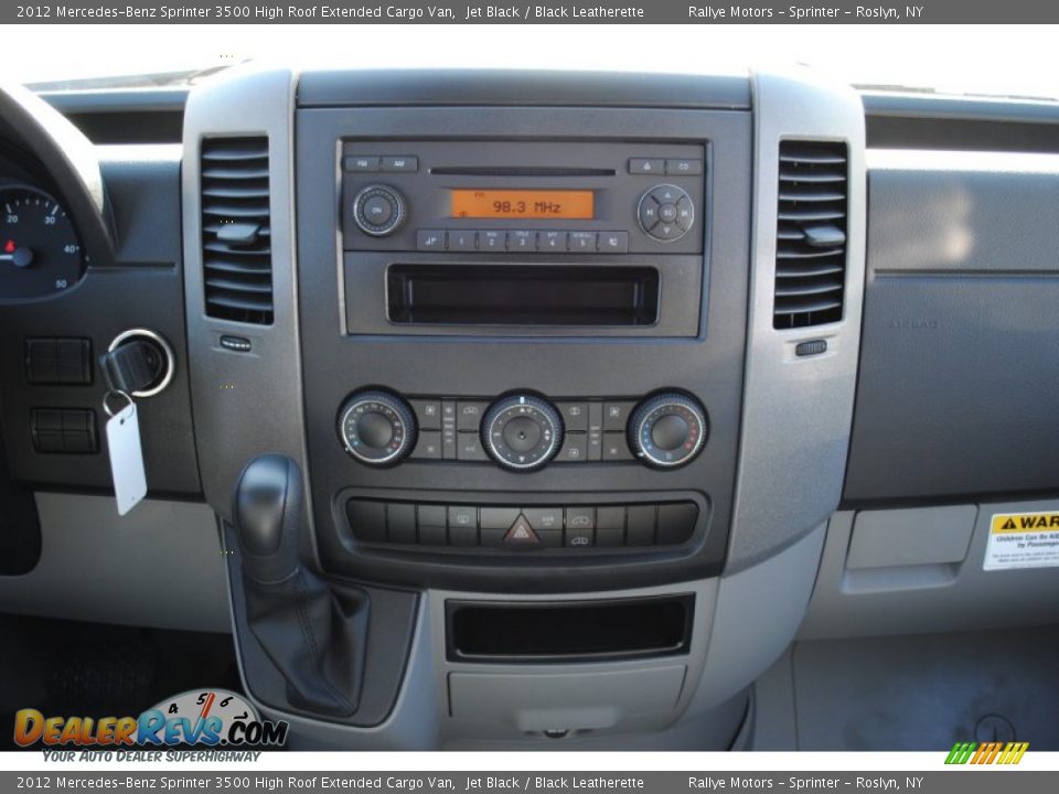 Controls of 2012 Mercedes-Benz Sprinter 3500 High Roof Extended Cargo Van Photo #10
