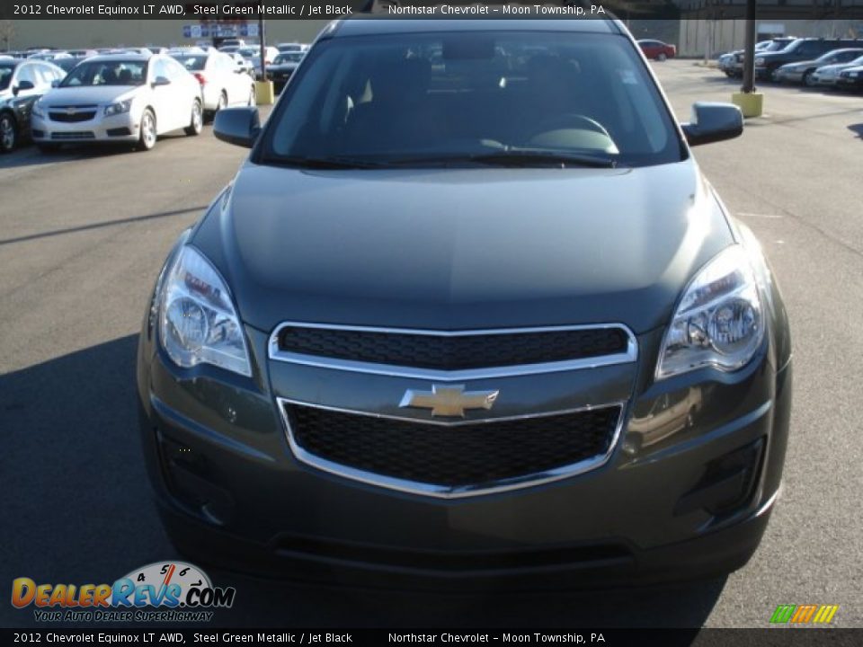 2012 Chevrolet Equinox LT AWD Steel Green Metallic / Jet Black Photo #3