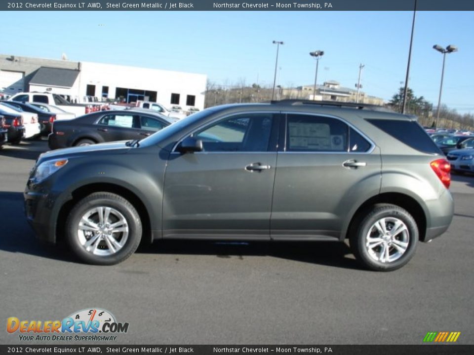 Steel Green Metallic 2012 Chevrolet Equinox LT AWD Photo #5