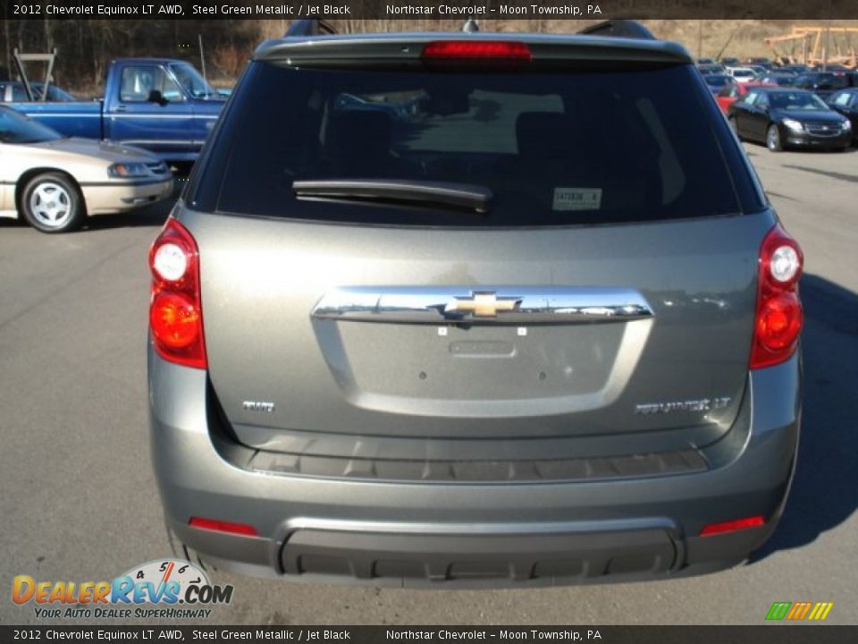 2012 Chevrolet Equinox LT AWD Steel Green Metallic / Jet Black Photo #7