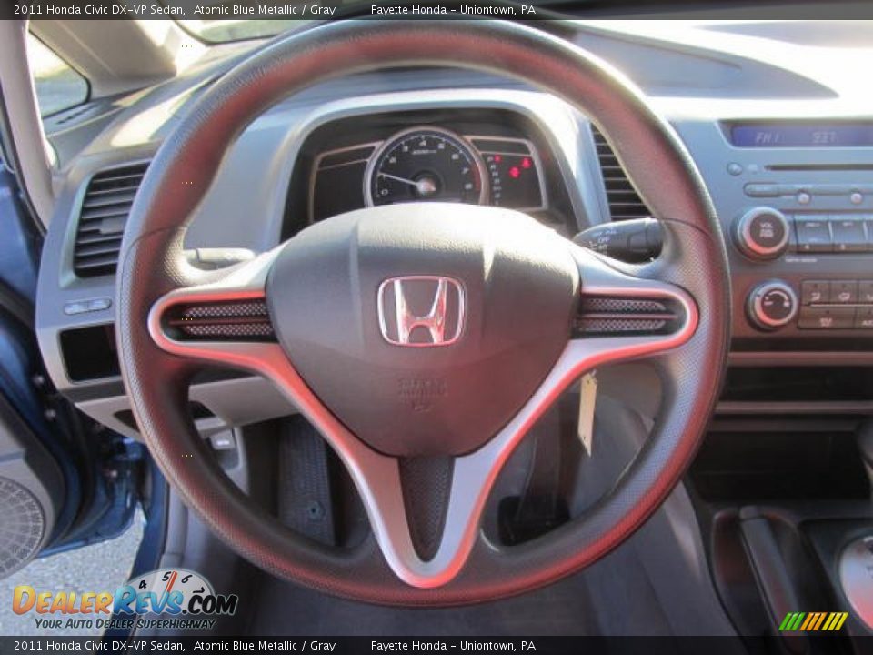 2011 Honda Civic DX-VP Sedan Atomic Blue Metallic / Gray Photo #10