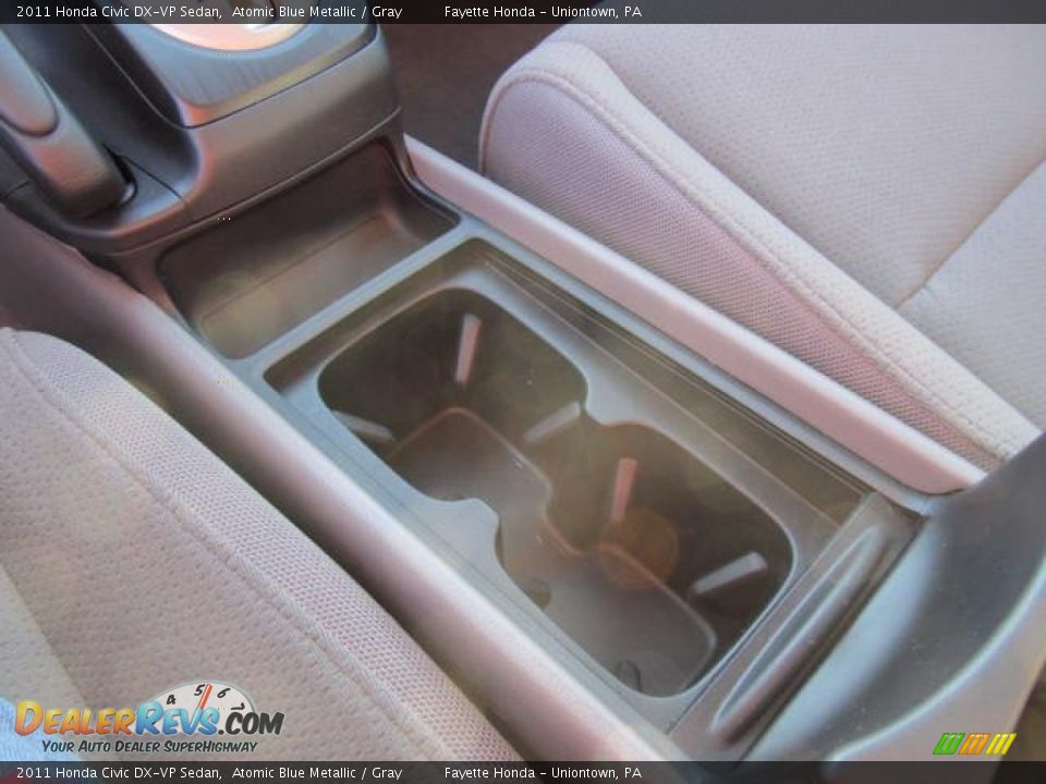 2011 Honda Civic DX-VP Sedan Atomic Blue Metallic / Gray Photo #13