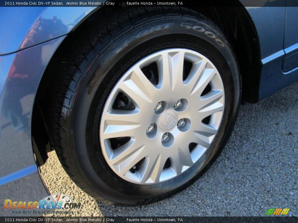 2011 Honda Civic DX-VP Sedan Atomic Blue Metallic / Gray Photo #14