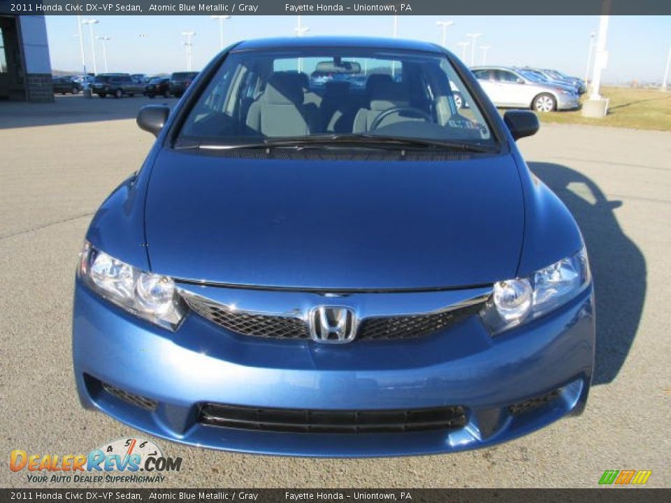 2011 Honda Civic DX-VP Sedan Atomic Blue Metallic / Gray Photo #15