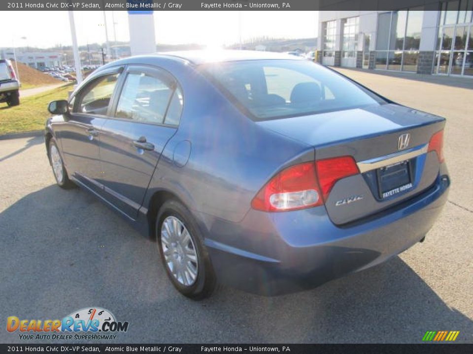 2011 Honda Civic DX-VP Sedan Atomic Blue Metallic / Gray Photo #16