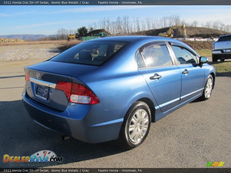 2011 Honda Civic DX-VP Sedan Atomic Blue Metallic / Gray Photo #17