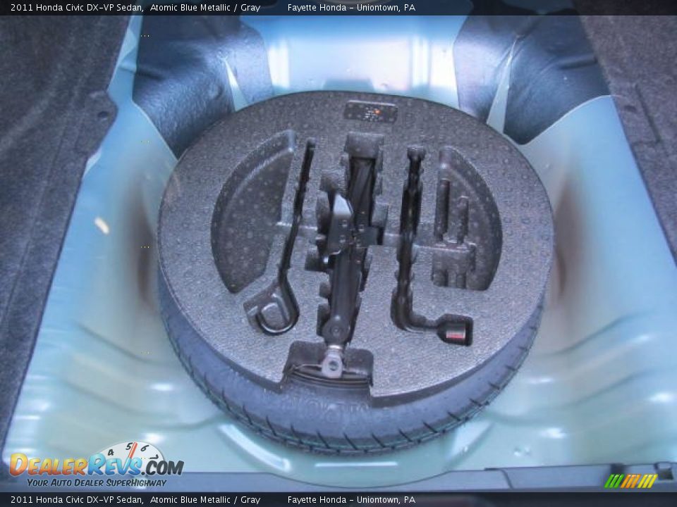 2011 Honda Civic DX-VP Sedan Atomic Blue Metallic / Gray Photo #19