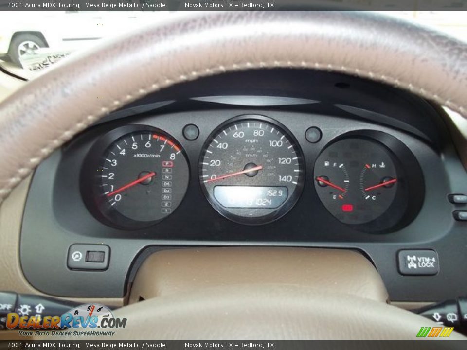 2001 Acura MDX Touring Mesa Beige Metallic / Saddle Photo #6