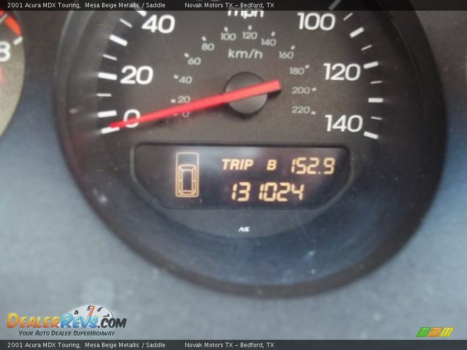 2001 Acura MDX Touring Mesa Beige Metallic / Saddle Photo #7