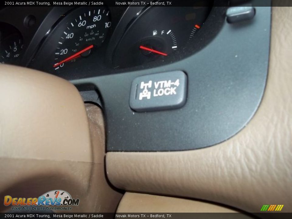 2001 Acura MDX Touring Mesa Beige Metallic / Saddle Photo #13