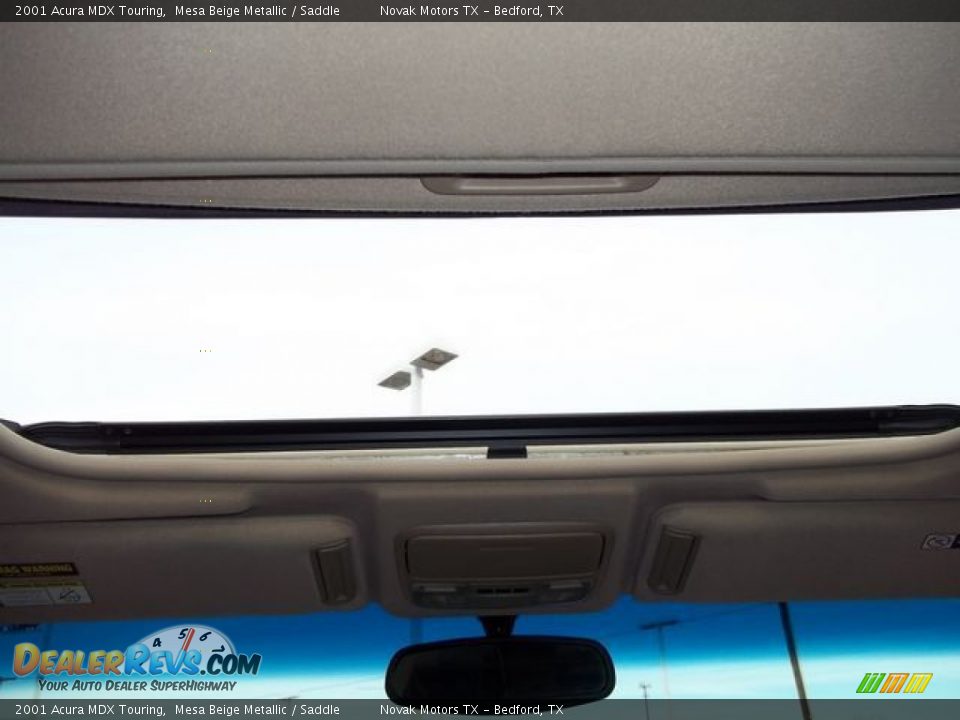 2001 Acura MDX Touring Mesa Beige Metallic / Saddle Photo #15