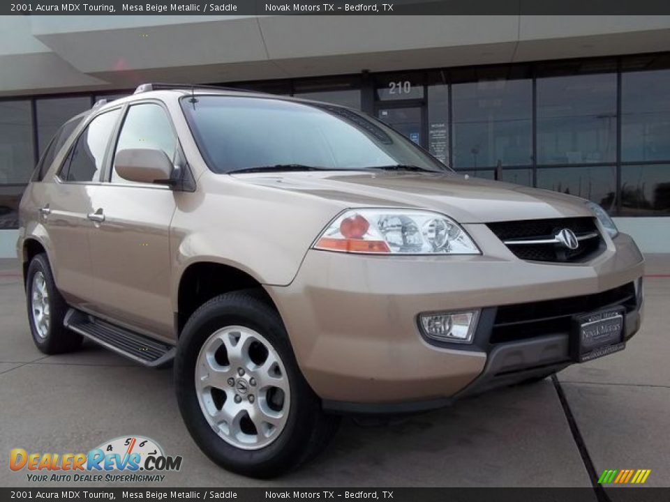 2001 Acura MDX Touring Mesa Beige Metallic / Saddle Photo #23