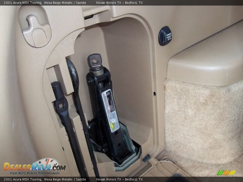 2001 Acura MDX Touring Mesa Beige Metallic / Saddle Photo #26