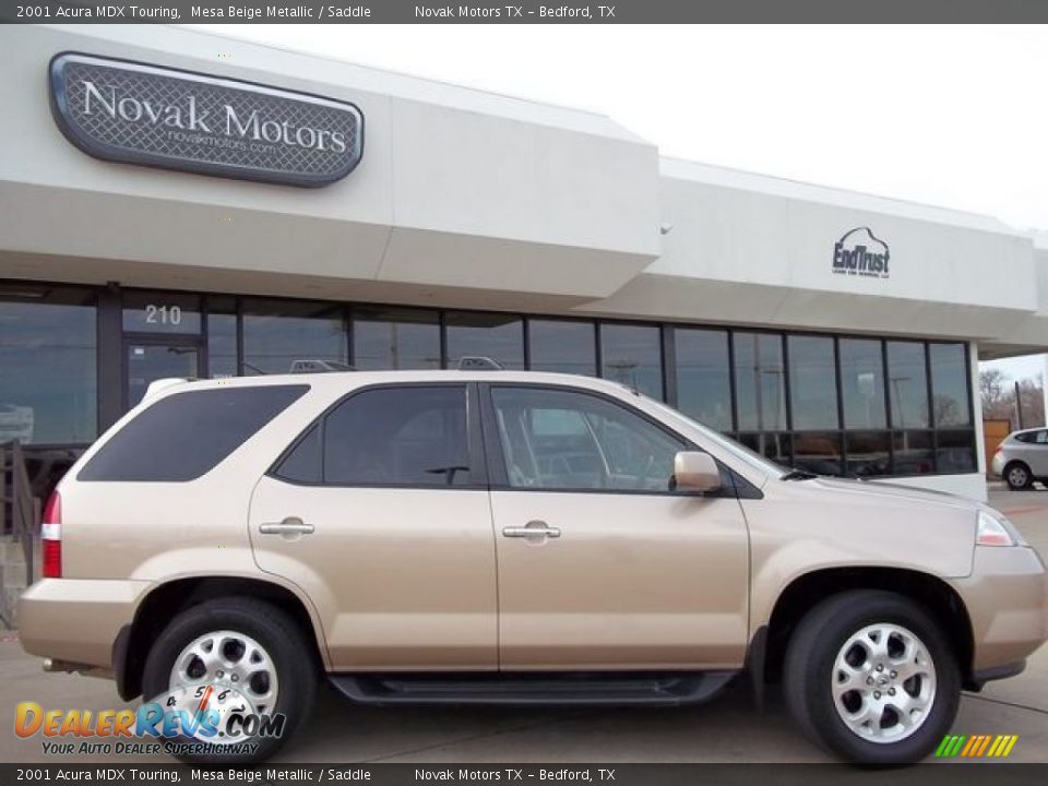 2001 Acura MDX Touring Mesa Beige Metallic / Saddle Photo #28