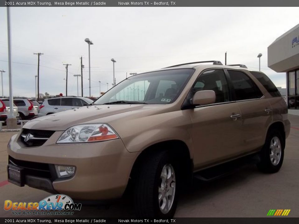 2001 Acura MDX Touring Mesa Beige Metallic / Saddle Photo #31