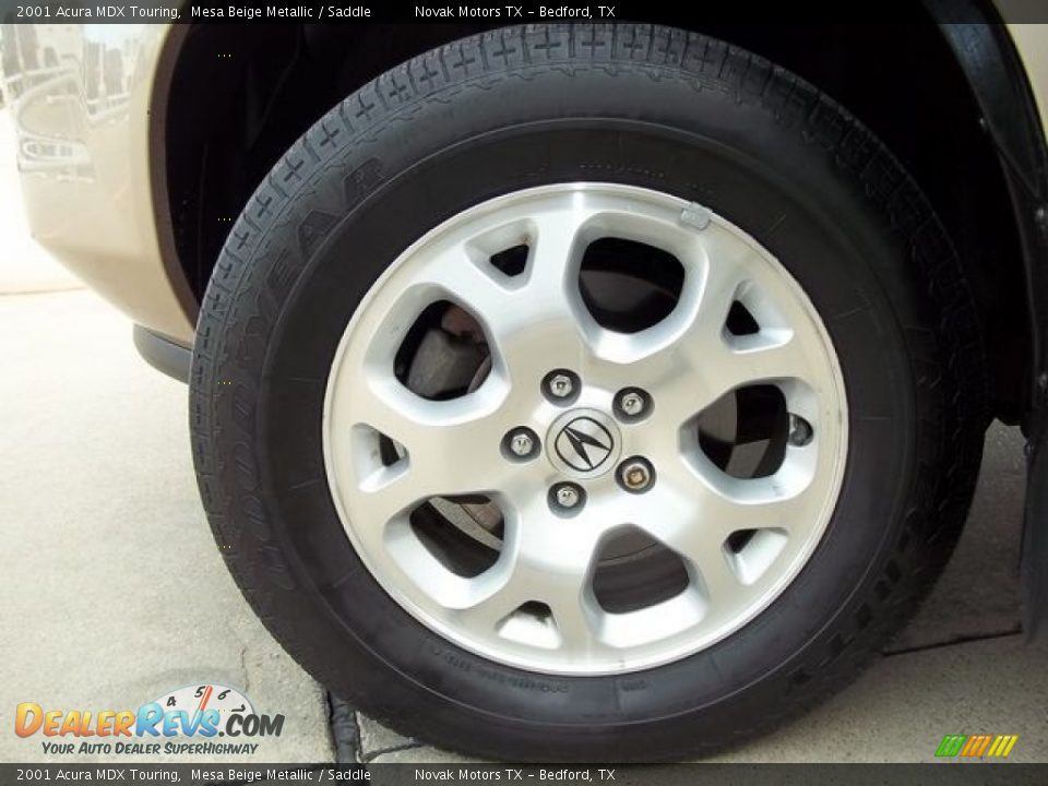 2001 Acura MDX Touring Mesa Beige Metallic / Saddle Photo #33