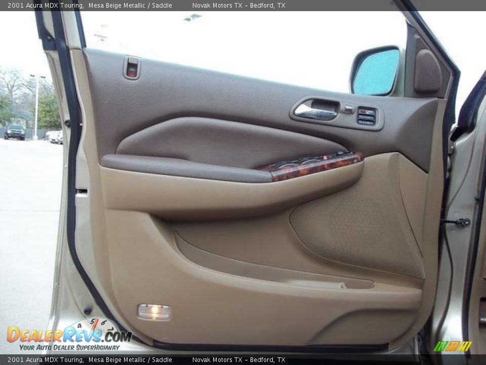 2001 Acura MDX Touring Mesa Beige Metallic / Saddle Photo #35