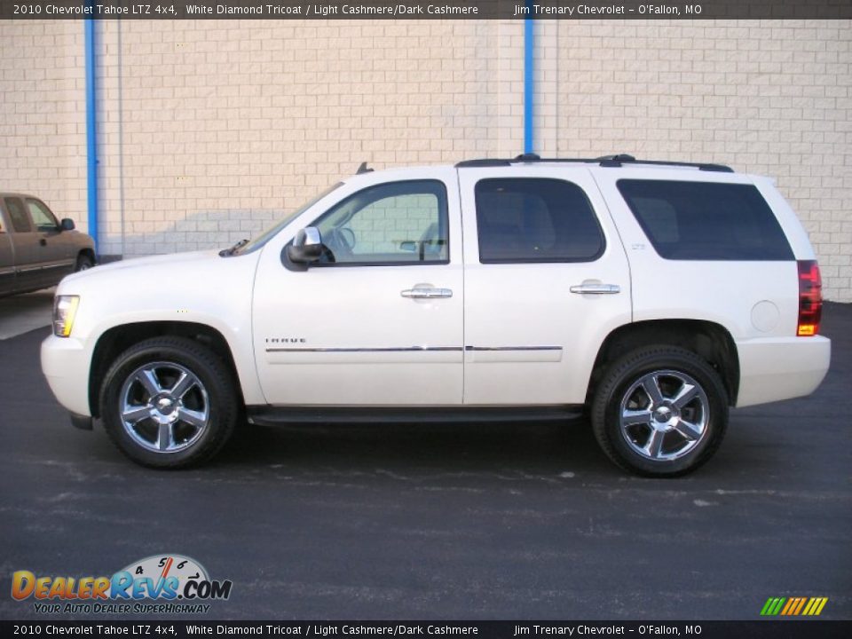2010 Chevrolet Tahoe LTZ 4x4 White Diamond Tricoat / Light Cashmere/Dark Cashmere Photo #2