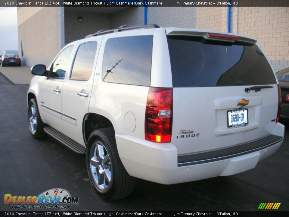 2010 Chevrolet Tahoe LTZ 4x4 White Diamond Tricoat / Light Cashmere/Dark Cashmere Photo #13