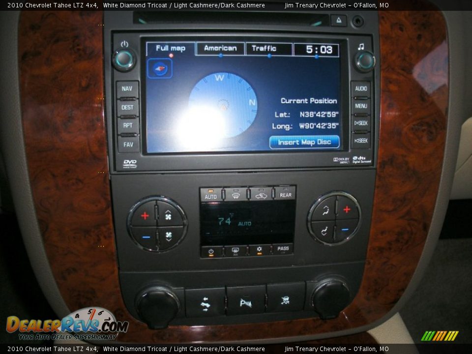 2010 Chevrolet Tahoe LTZ 4x4 White Diamond Tricoat / Light Cashmere/Dark Cashmere Photo #28