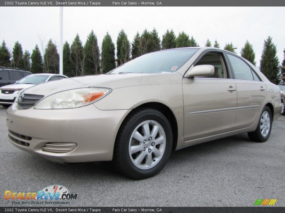 2002 Toyota Camry XLE V6 Desert Sand Mica / Taupe Photo #1