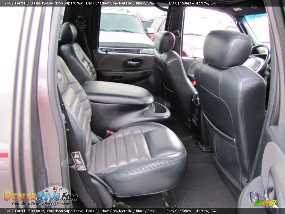 Black Grey Interior 2002 Ford F150 Harley Davidson