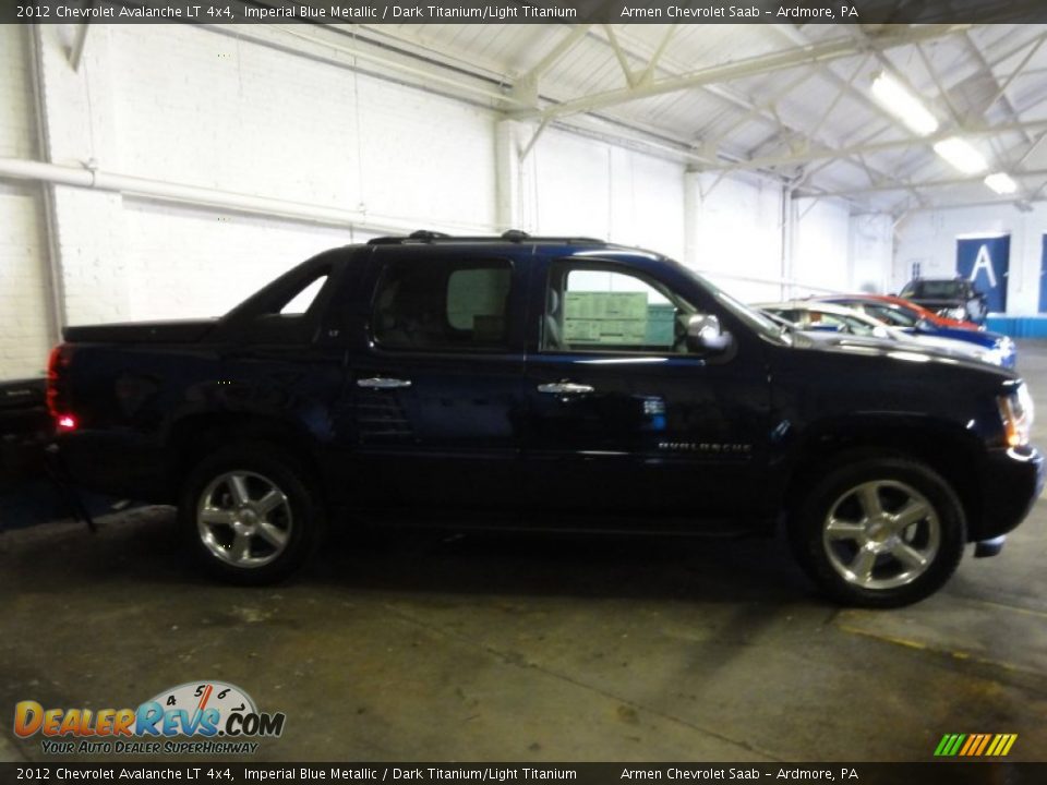 2012 Chevrolet Avalanche LT 4x4 Imperial Blue Metallic / Dark Titanium/Light Titanium Photo #3