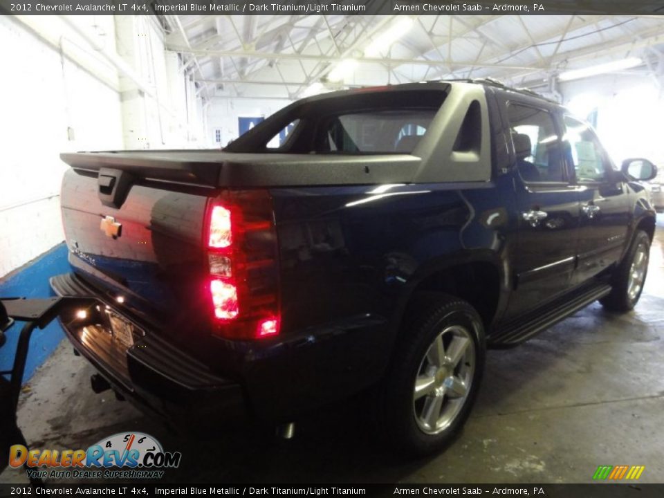 2012 Chevrolet Avalanche LT 4x4 Imperial Blue Metallic / Dark Titanium/Light Titanium Photo #4