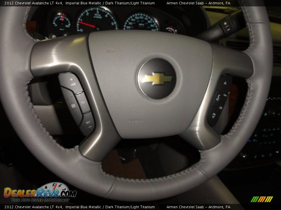 2012 Chevrolet Avalanche LT 4x4 Imperial Blue Metallic / Dark Titanium/Light Titanium Photo #11