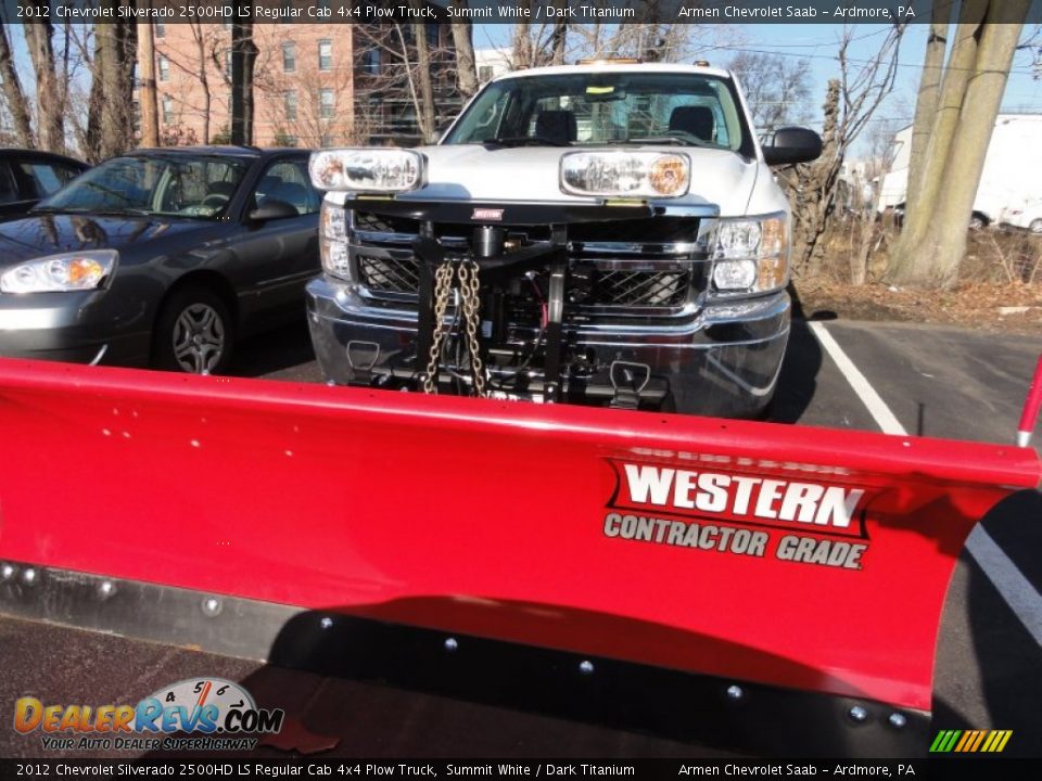 2012 Chevrolet Silverado 2500HD LS Regular Cab 4x4 Plow Truck Summit White / Dark Titanium Photo #3