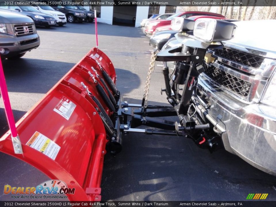 2012 Chevrolet Silverado 2500HD LS Regular Cab 4x4 Plow Truck Summit White / Dark Titanium Photo #5