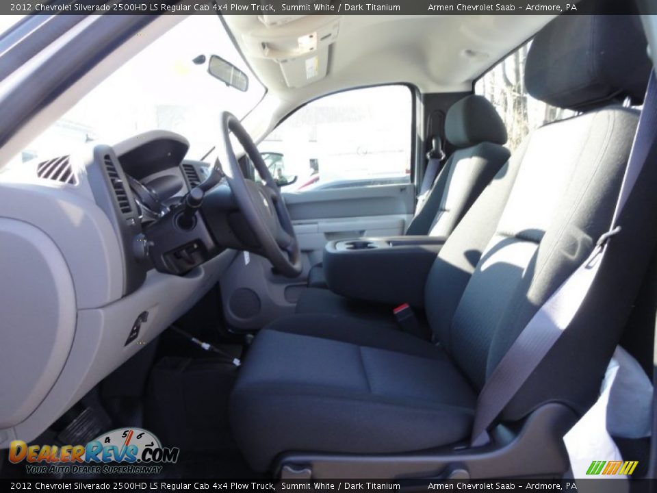 2012 Chevrolet Silverado 2500HD LS Regular Cab 4x4 Plow Truck Summit White / Dark Titanium Photo #7