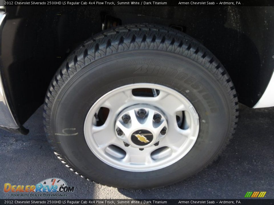 2012 Chevrolet Silverado 2500HD LS Regular Cab 4x4 Plow Truck Summit White / Dark Titanium Photo #11