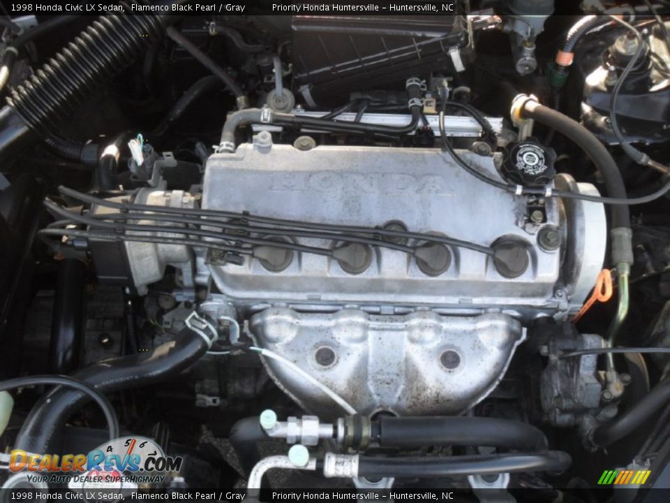 1998 Honda Civic LX Sedan 1.6 Liter SOHC 16V 4 Cylinder Engine Photo #22