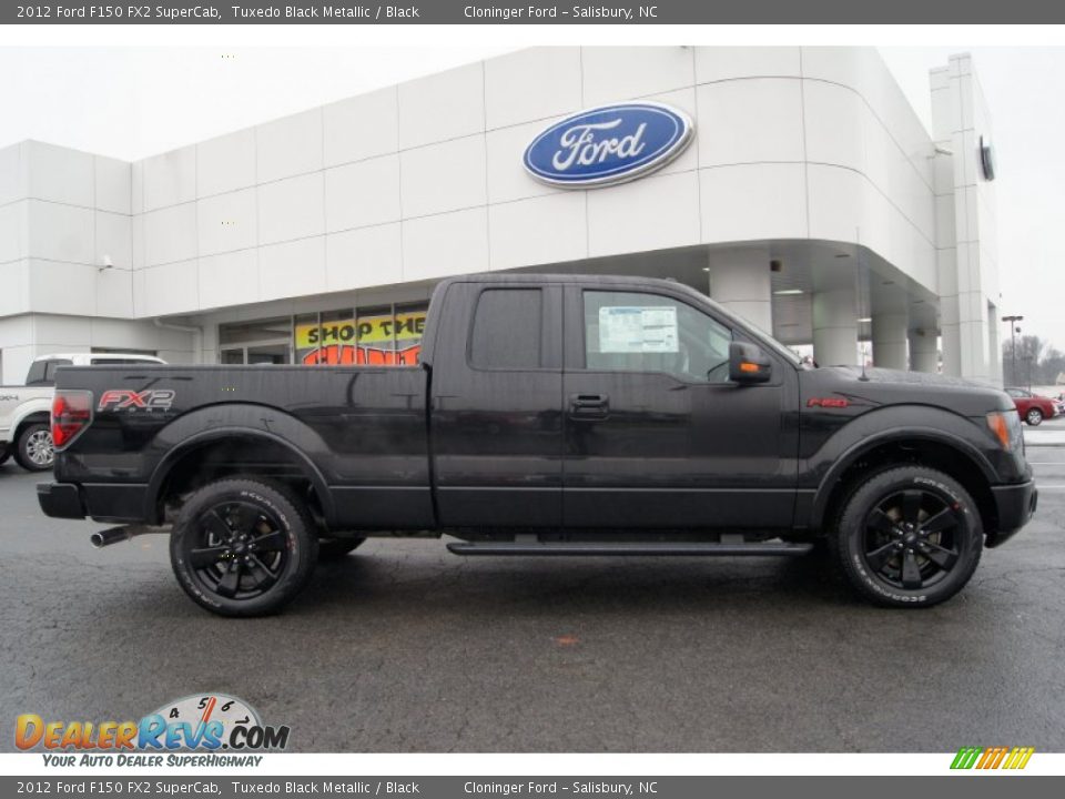 Tuxedo Black Metallic 2012 Ford F150 FX2 SuperCab Photo #1