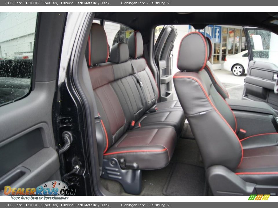 Black Interior - 2012 Ford F150 FX2 SuperCab Photo #10