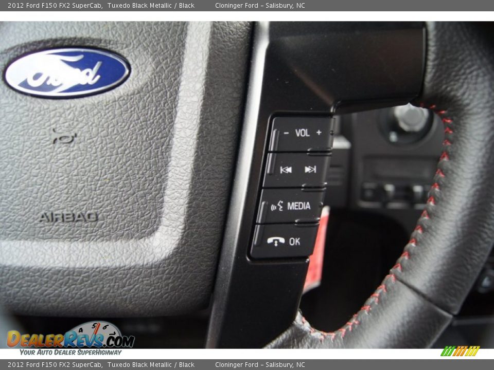 2012 Ford F150 FX2 SuperCab Steering Wheel Photo #25