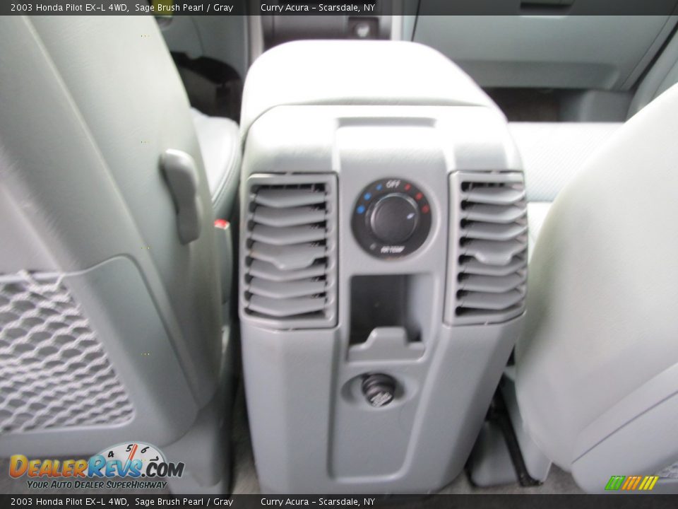 2003 Honda Pilot EX-L 4WD Sage Brush Pearl / Gray Photo #15