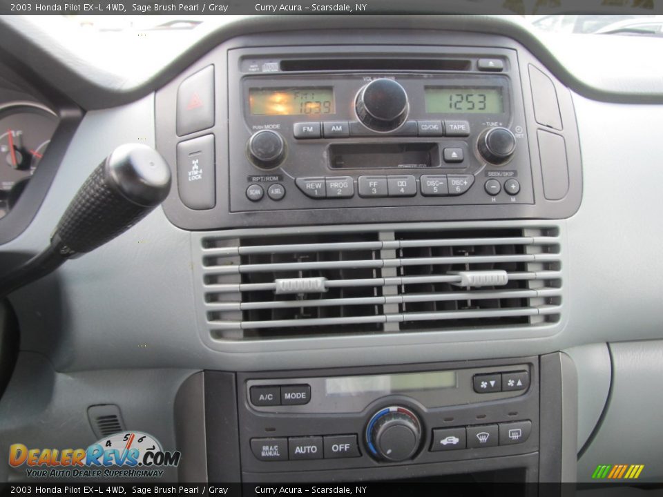 2003 Honda Pilot EX-L 4WD Sage Brush Pearl / Gray Photo #18