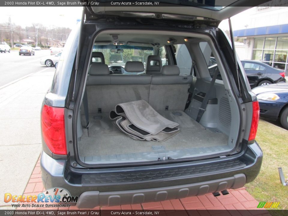 2003 Honda Pilot EX-L 4WD Sage Brush Pearl / Gray Photo #23