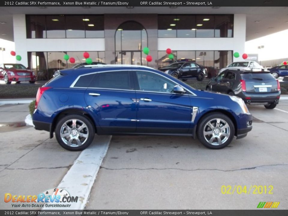 2012 Cadillac SRX Performance Xenon Blue Metallic / Titanium/Ebony Photo #6