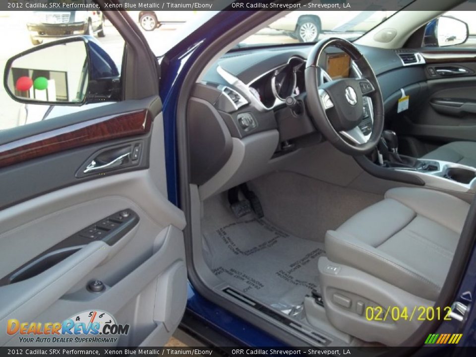 2012 Cadillac SRX Performance Xenon Blue Metallic / Titanium/Ebony Photo #11