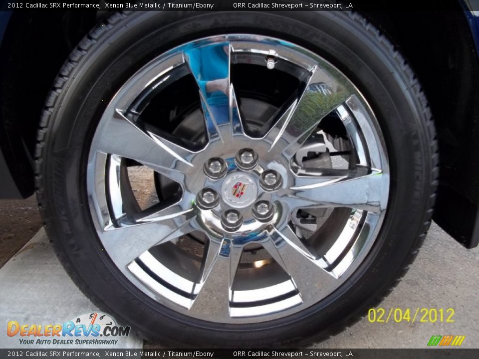 2012 Cadillac SRX Performance Xenon Blue Metallic / Titanium/Ebony Photo #12