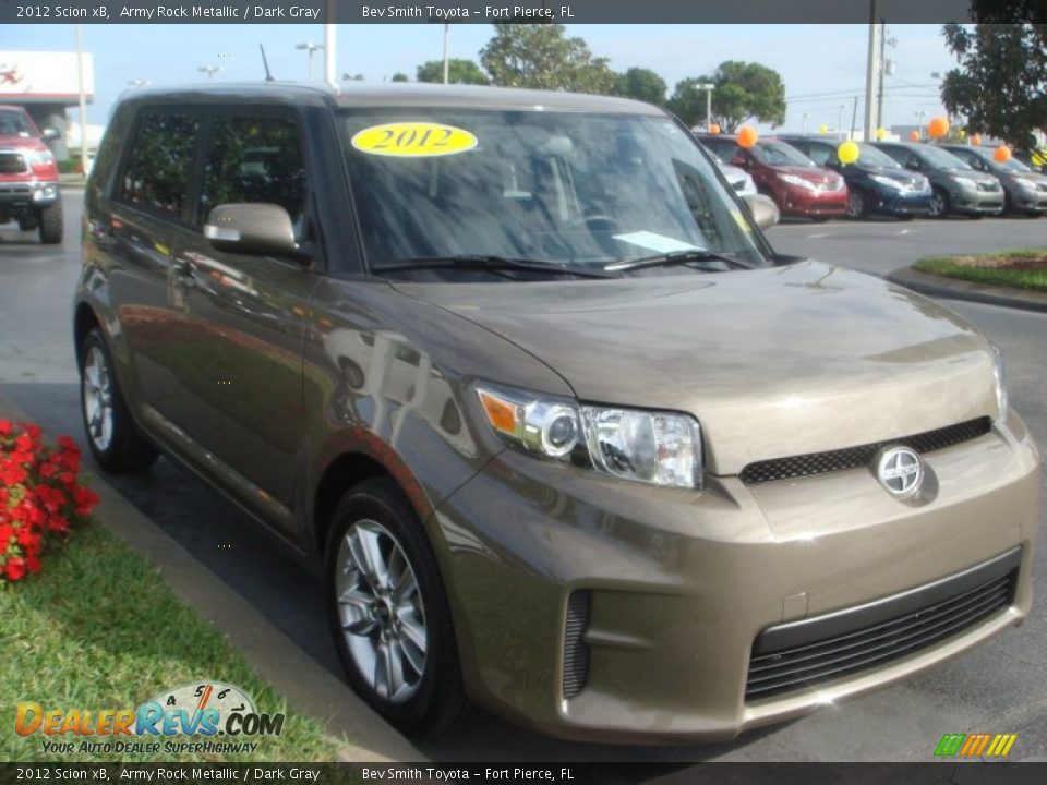 2012 Scion xB Army Rock Metallic / Dark Gray Photo #1