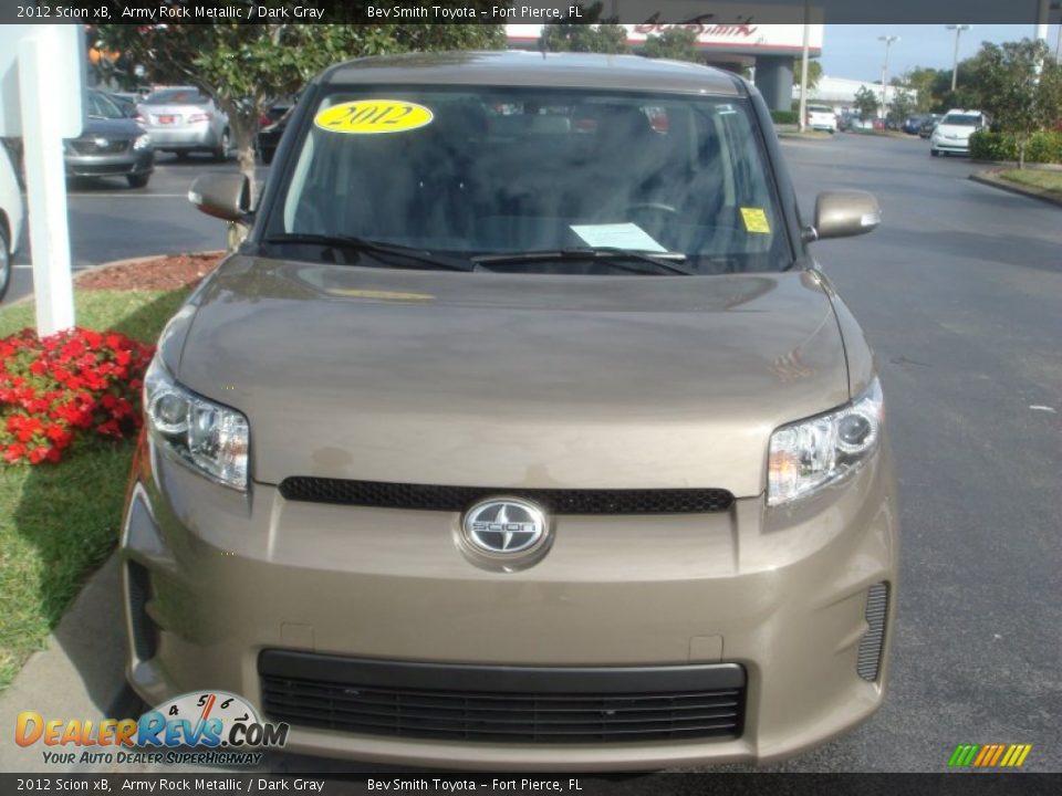 2012 Scion xB Army Rock Metallic / Dark Gray Photo #2